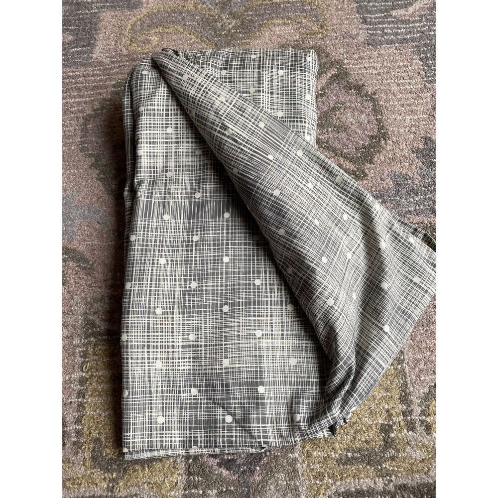 Simple Graphic Lined Dot Bed Duvet Cover